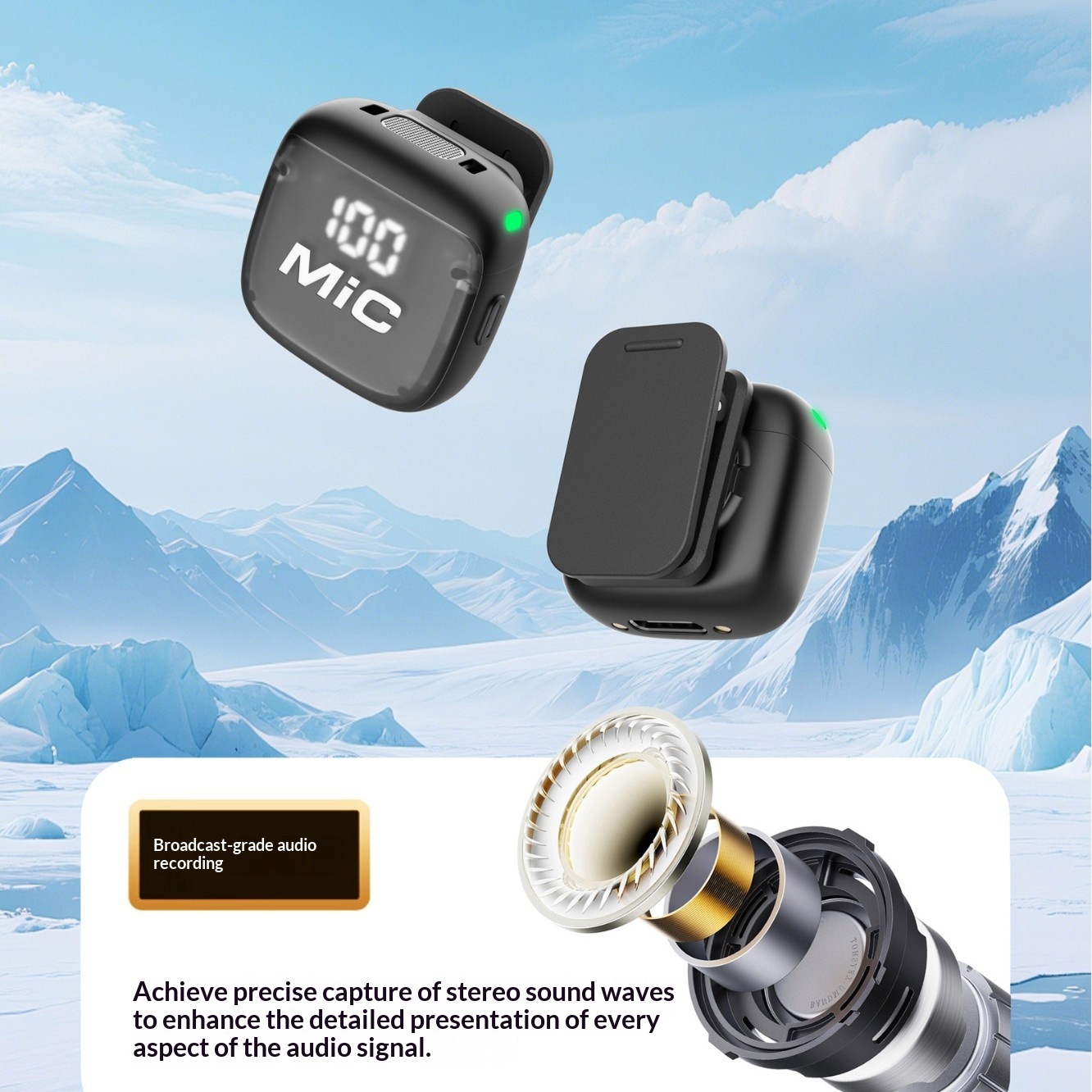 Outdoor Video Live-streaming Wireless Lavalier Microphone photo 7