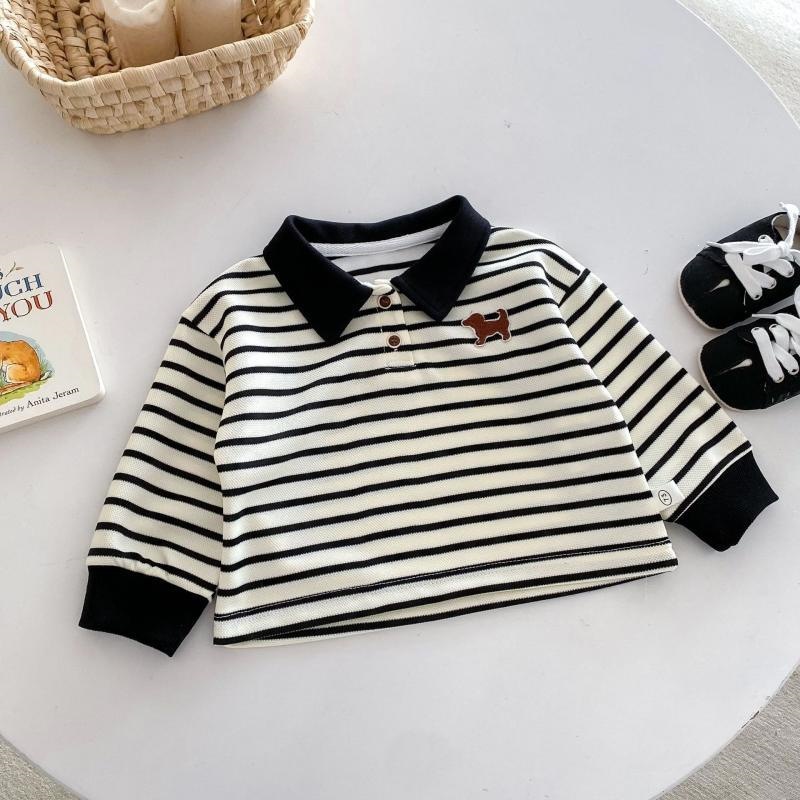 Children's Turn-down Collar Shirt Boys' Long-sleeve Top photo 7