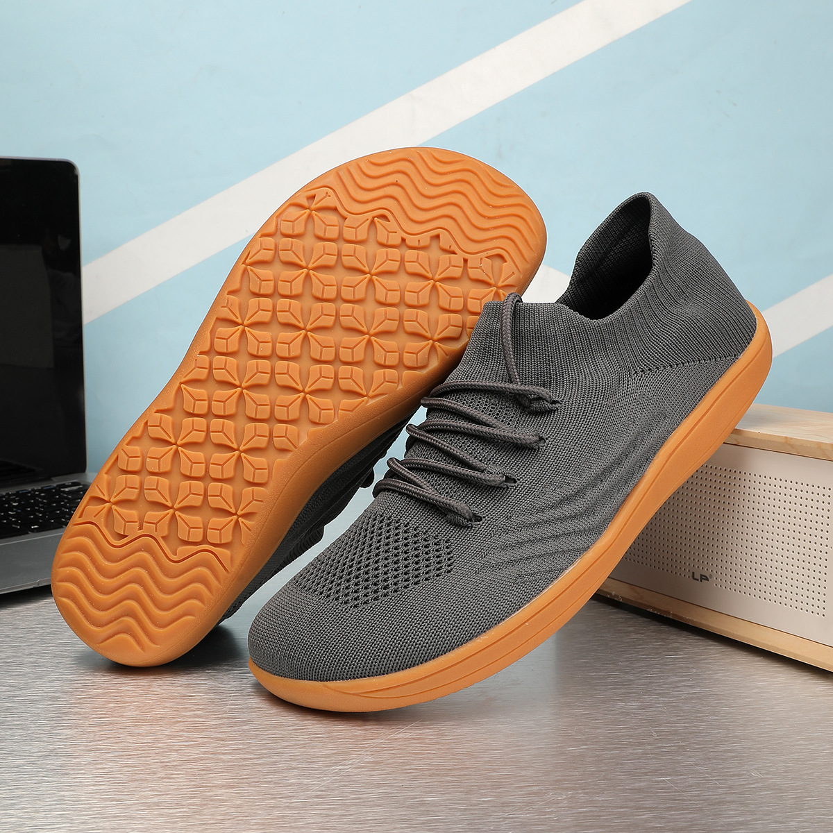 Men's Shoes For Spring And Summer Sports With Flyknit Breathable And Lightweight photo 4