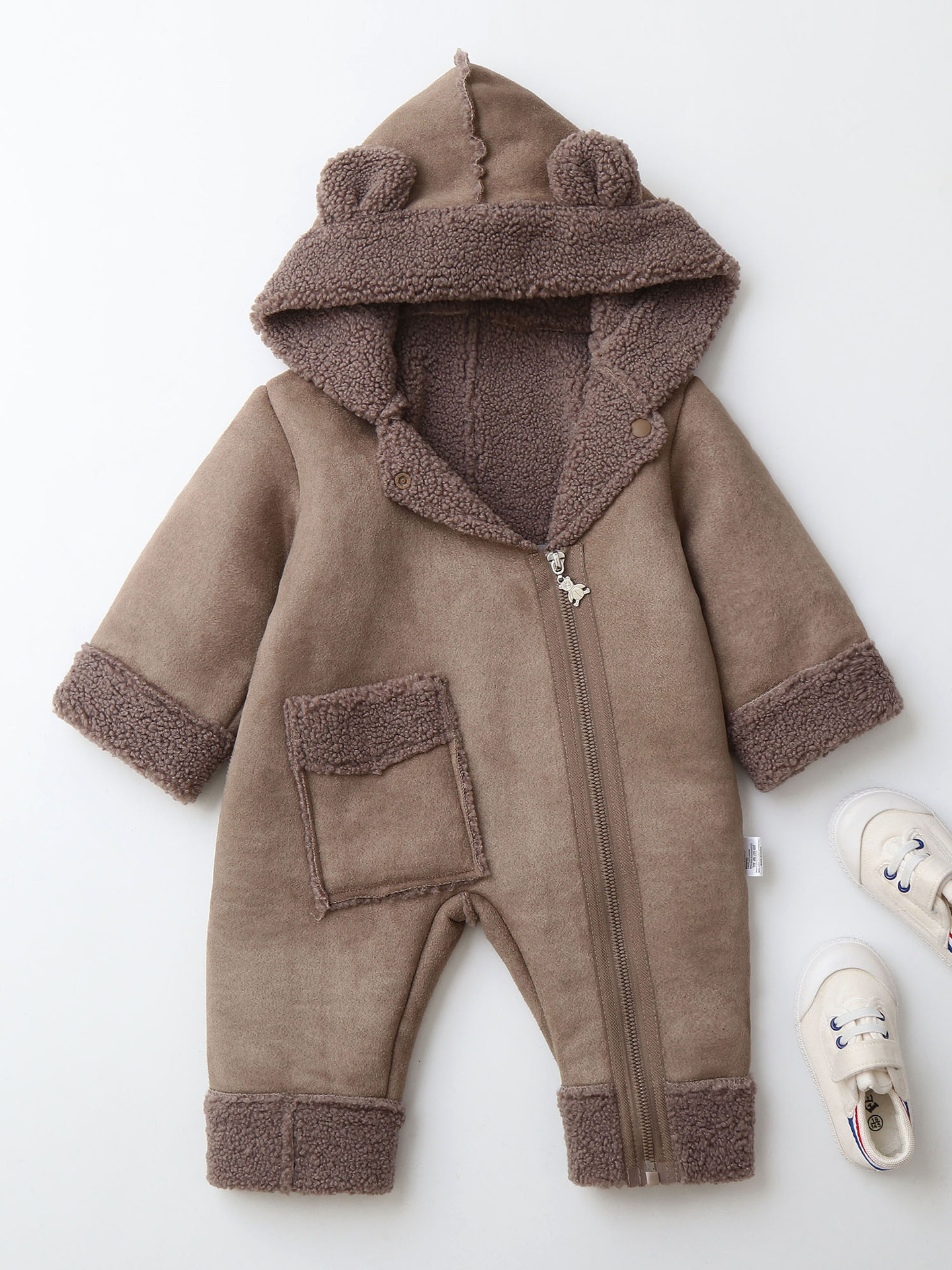 Winter Infant Fleece-lined Jumpsuit Baby photo 5