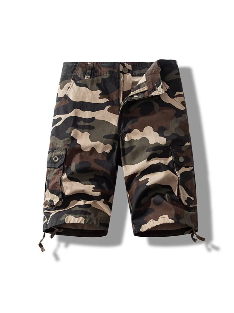 Foreign Trade All-cotton Multi-pocket Work Shorts photo 6