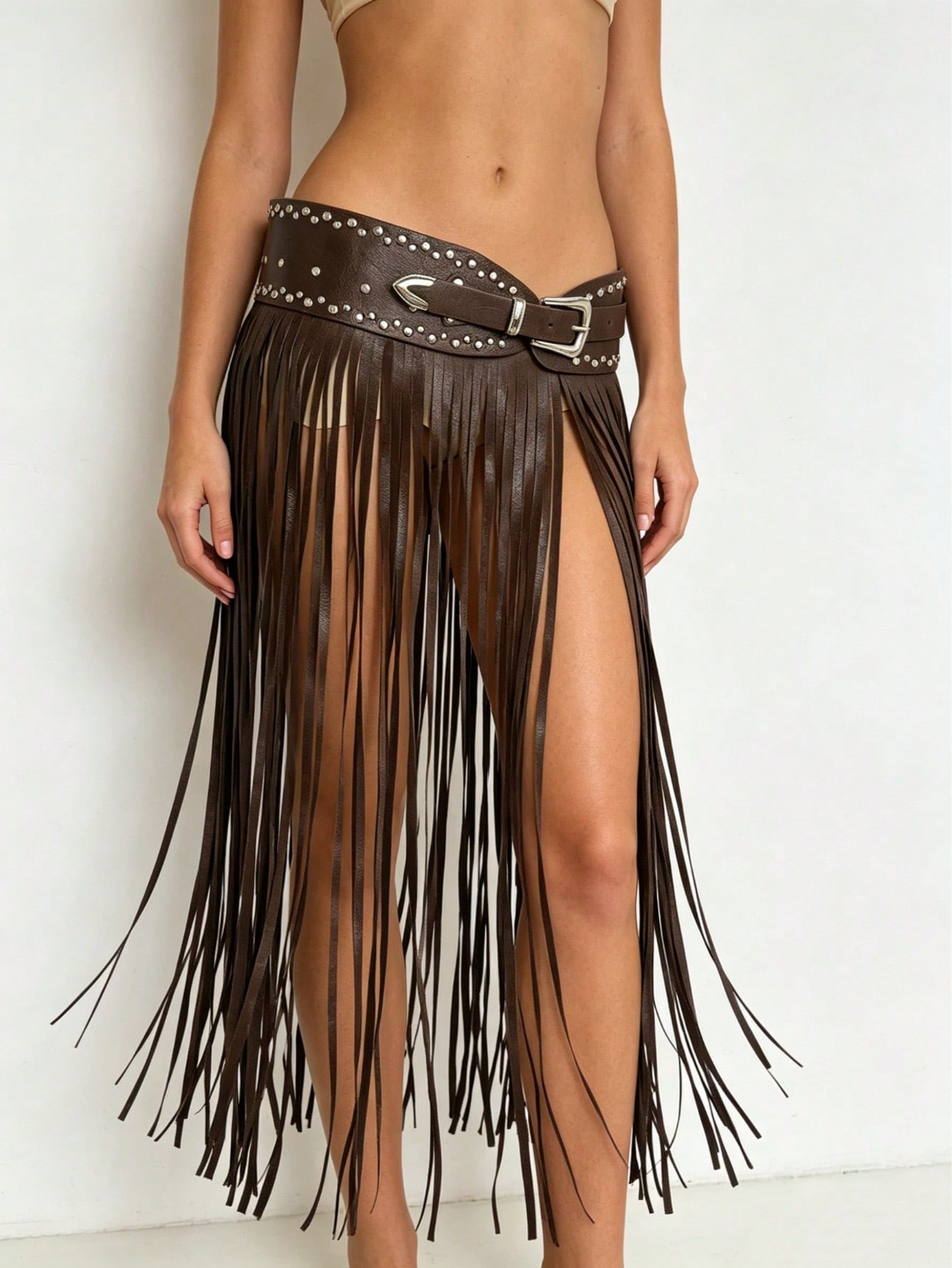 Tassel-studded Y2K Waist Cincher Decoration photo 7