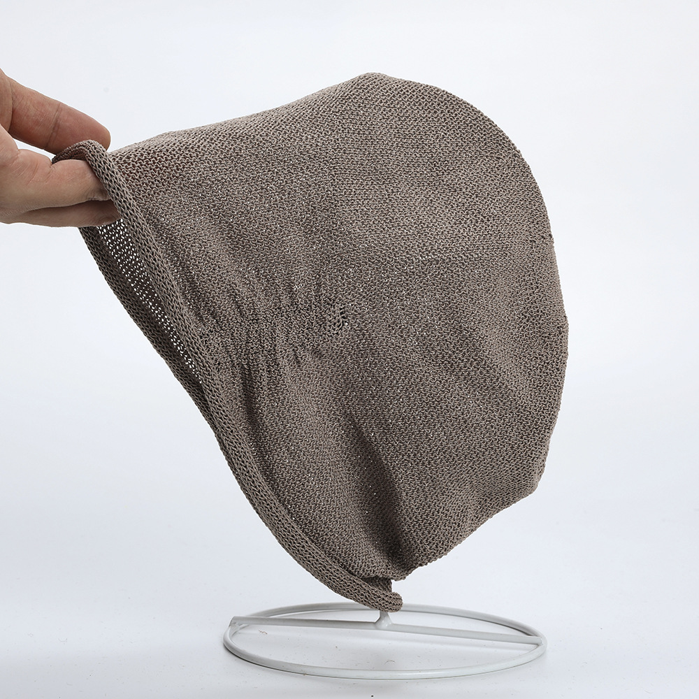 Women's Casual Paper-yarn Pullover Hat photo 5