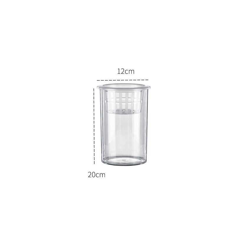 Living Room Micro Landscape Desktop Ecological Pot Transparent Plastic Creative Decoration Fish Tank photo 6