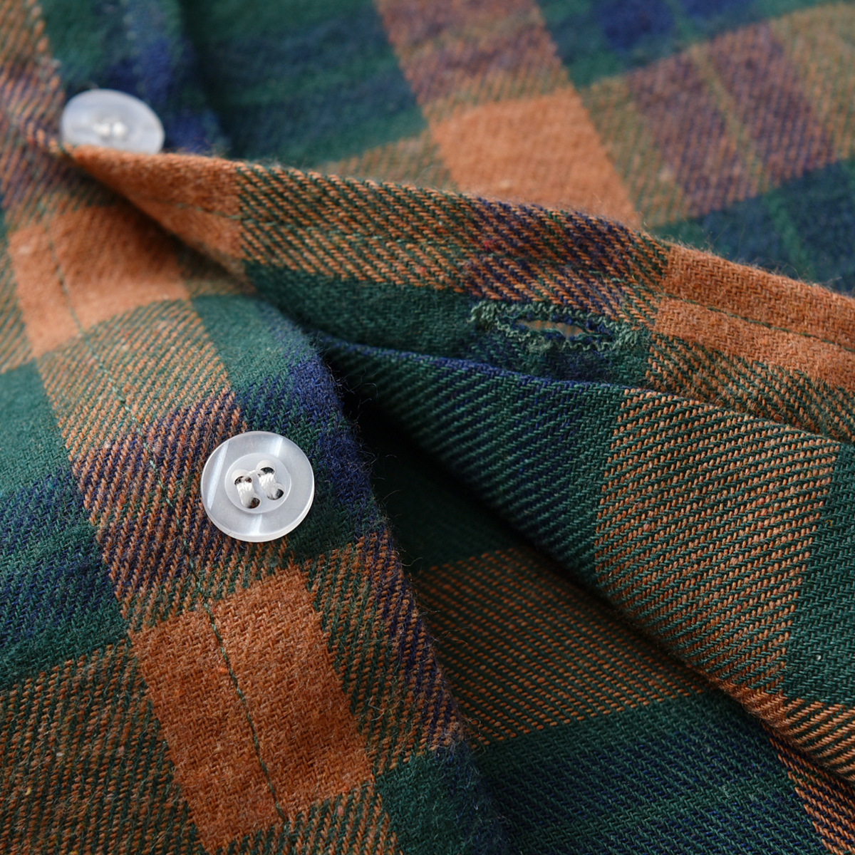 Boys Plaid Long-sleeve Shirt Top photo 3