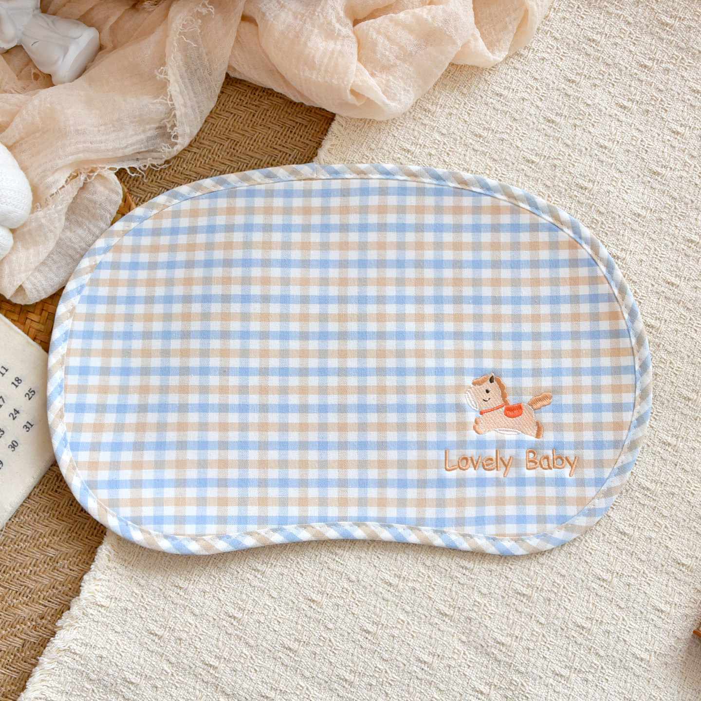 Infant And Toddler Summer Sweat-absorbing, Breathable Pillow Pillow Pad photo 5