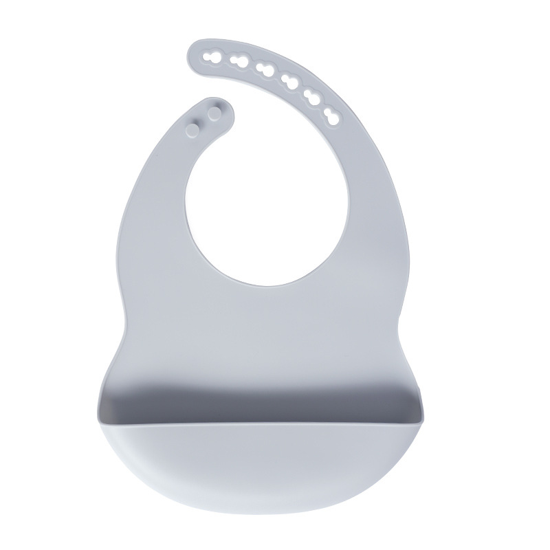 Silicone Bib Baby Feeding Bib Waterproof Food-grade photo 3