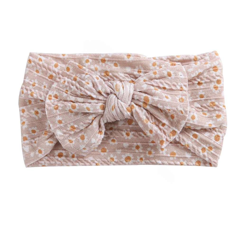 Wide-brimmed Jacquard Nylon New-style Childrens Headband photo 4