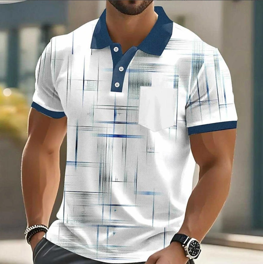 Men's Short-sleeve Fashionable Casual T-shirt photo 3