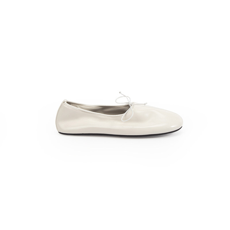 Oil-waxed Leather Comfortable Bow-tie Ballet-style Fashionable Mary Jane Pumps photo 7