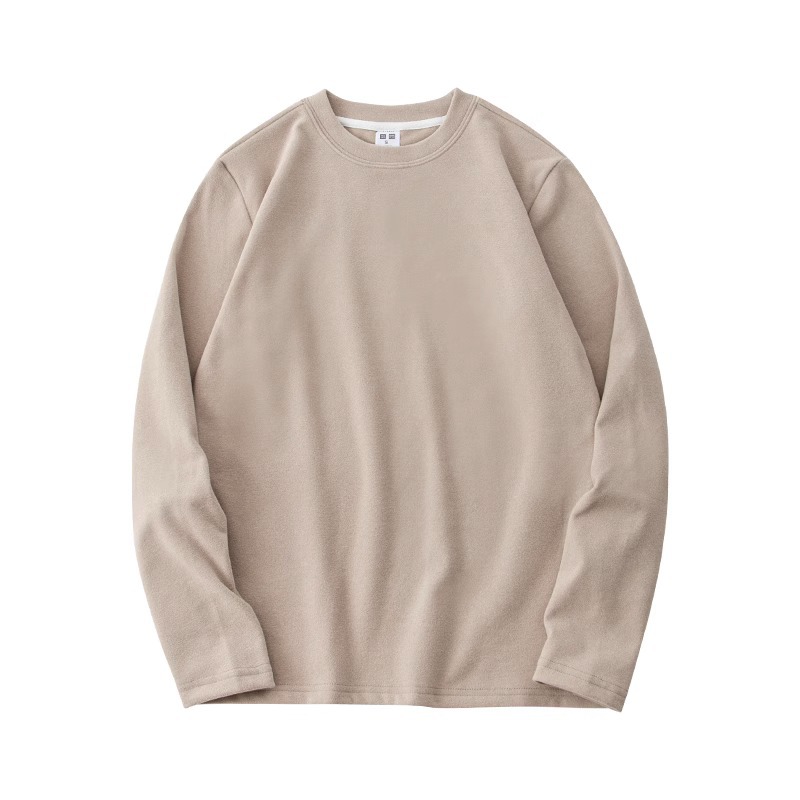 Mens Thermal Base Layer Shirt For Autumn And Winter Fleece-lined Extra-thick And Warm With A High Neck photo 3