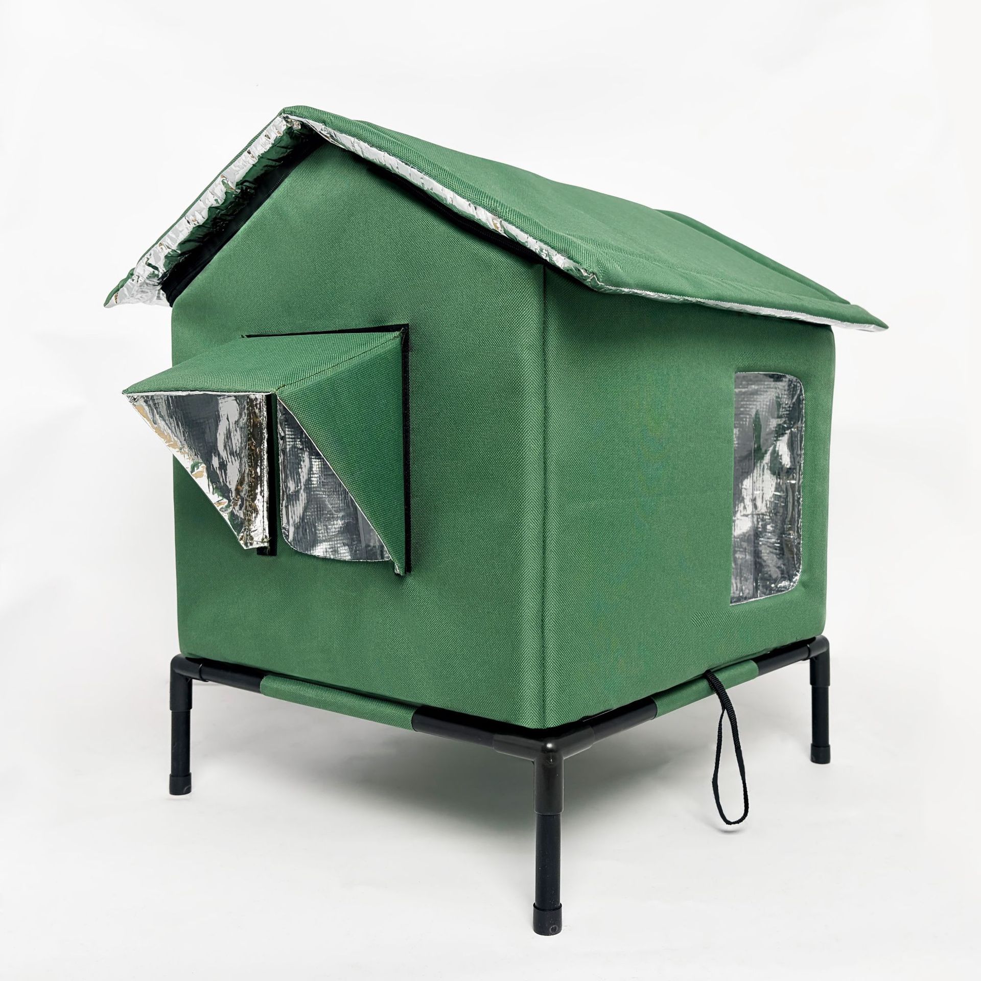 Outdoor Elevated Waterproof Foldable Cat Pet House photo 6