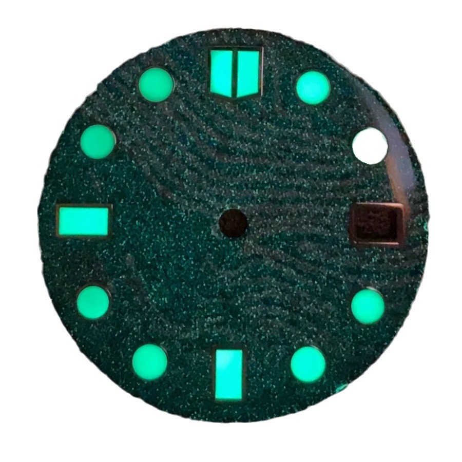 Enamel Dial Diameter Modified With Green Luminous Paint photo 3