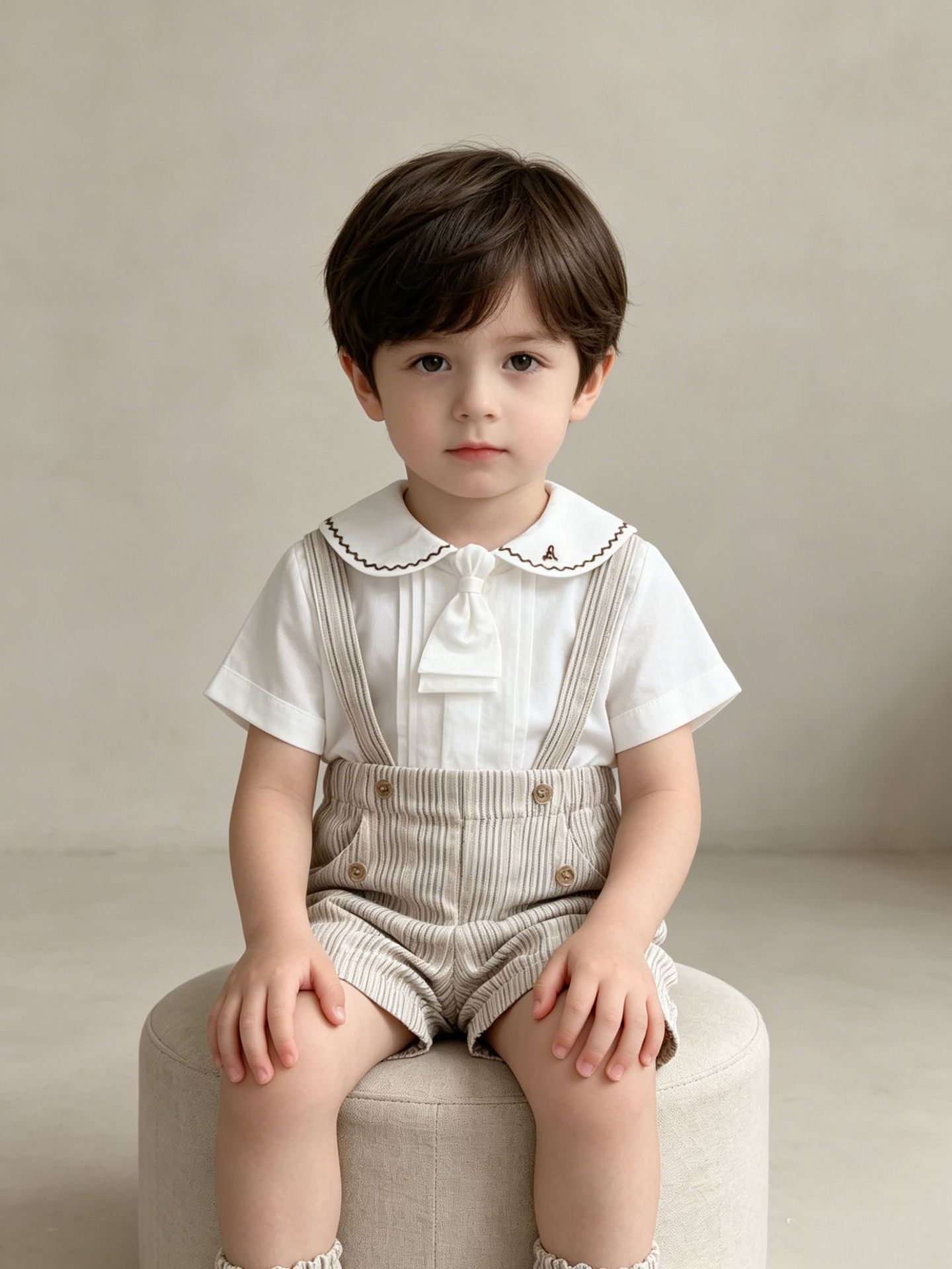 Arrival Shirt And Suspender Shorts Set photo 2