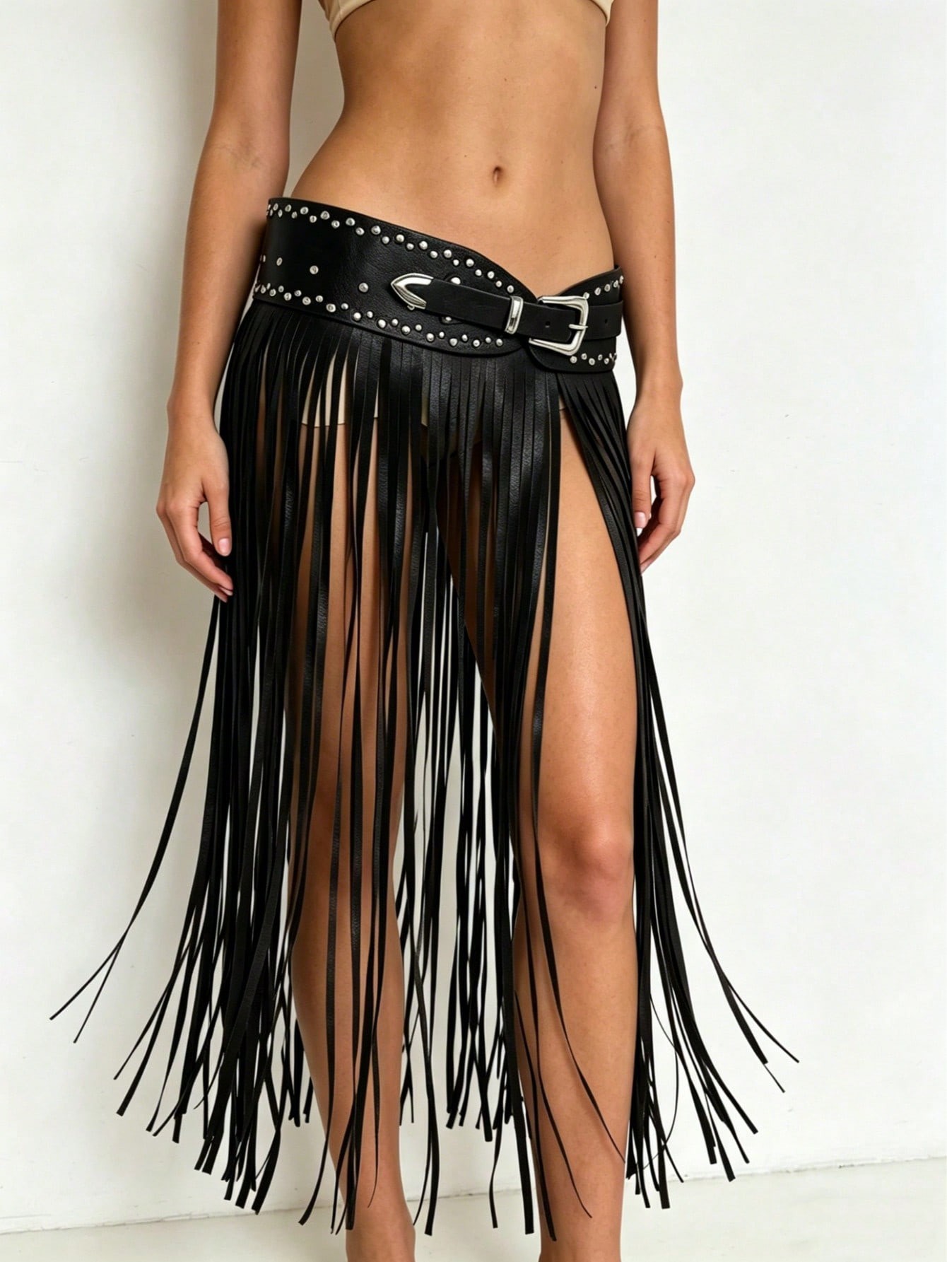 Tassel-studded Y2K Waist Cincher Decoration photo 4