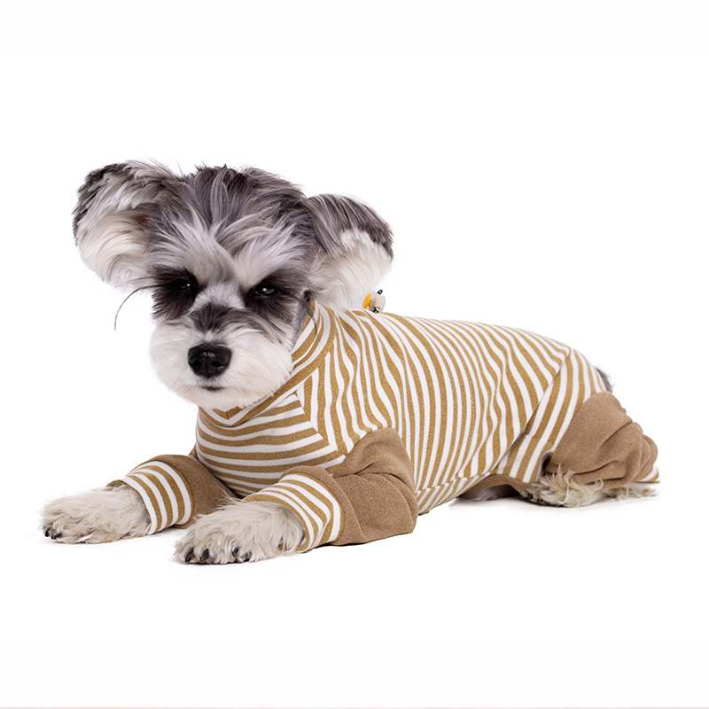 Pet Clothes Autumnwinter Outfit For Poodles Adjustable Four-legged Design photo 2