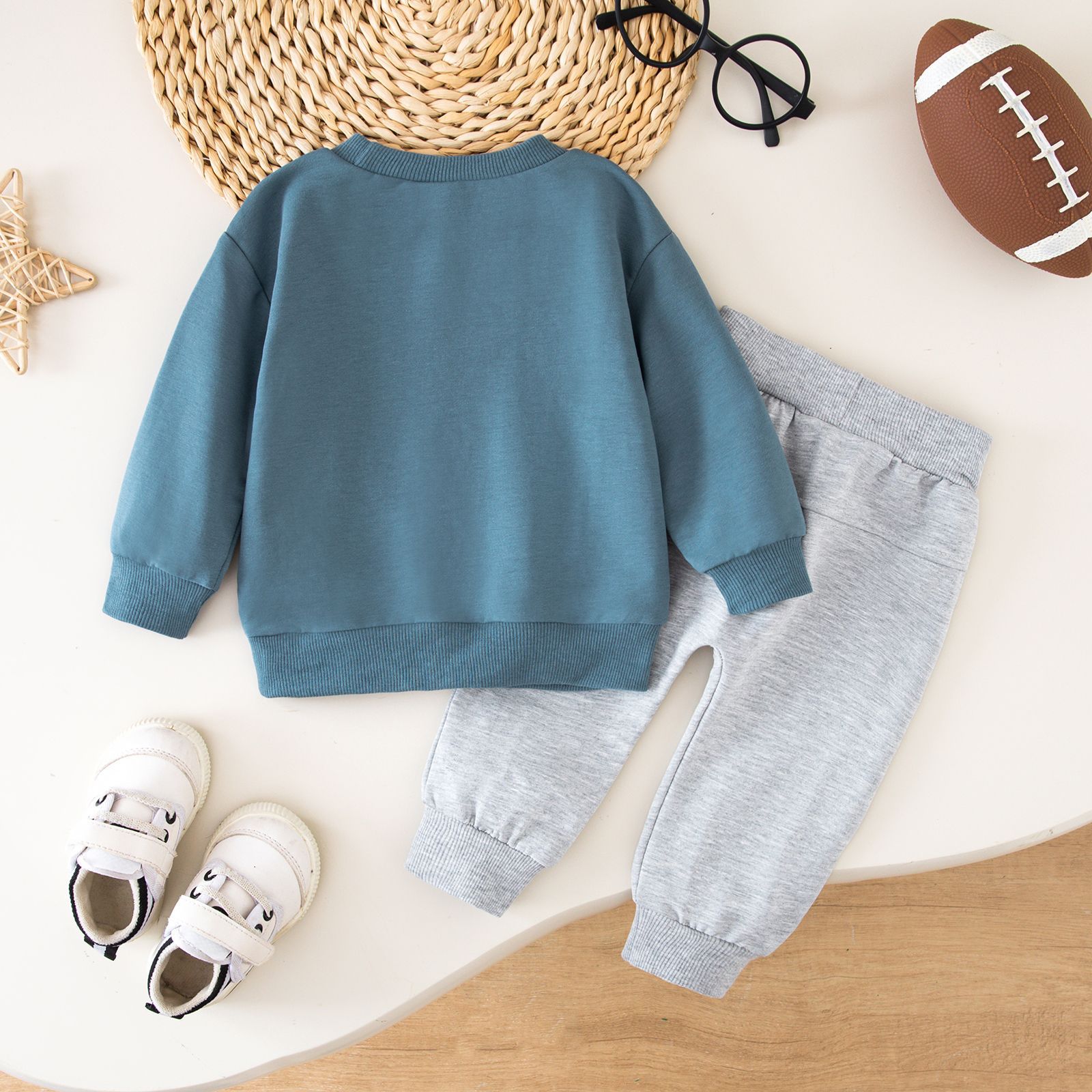 Infant And Toddler Parent-child Casual Outfit Set photo 4