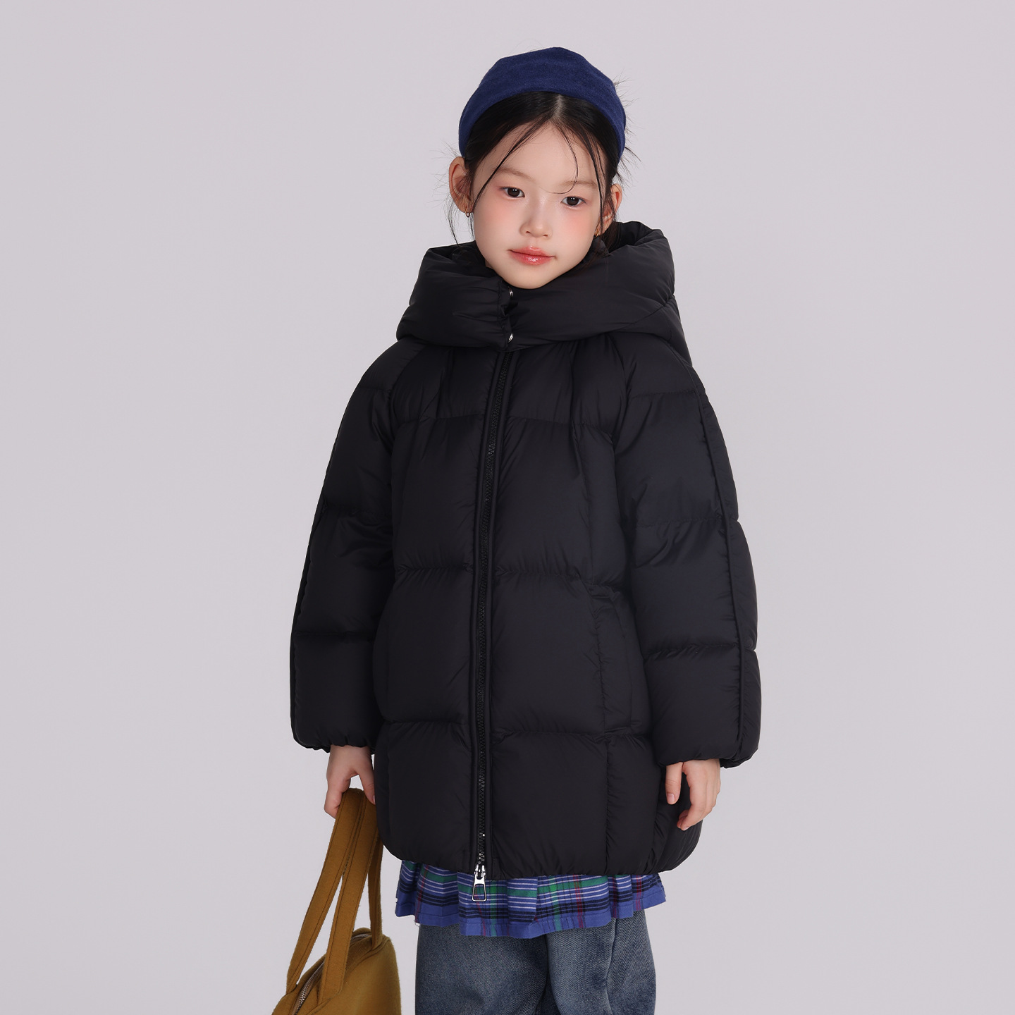 New Thickened Candy-colored Hooded Long Down Jacket Winter Cold-resistant Coat photo 8