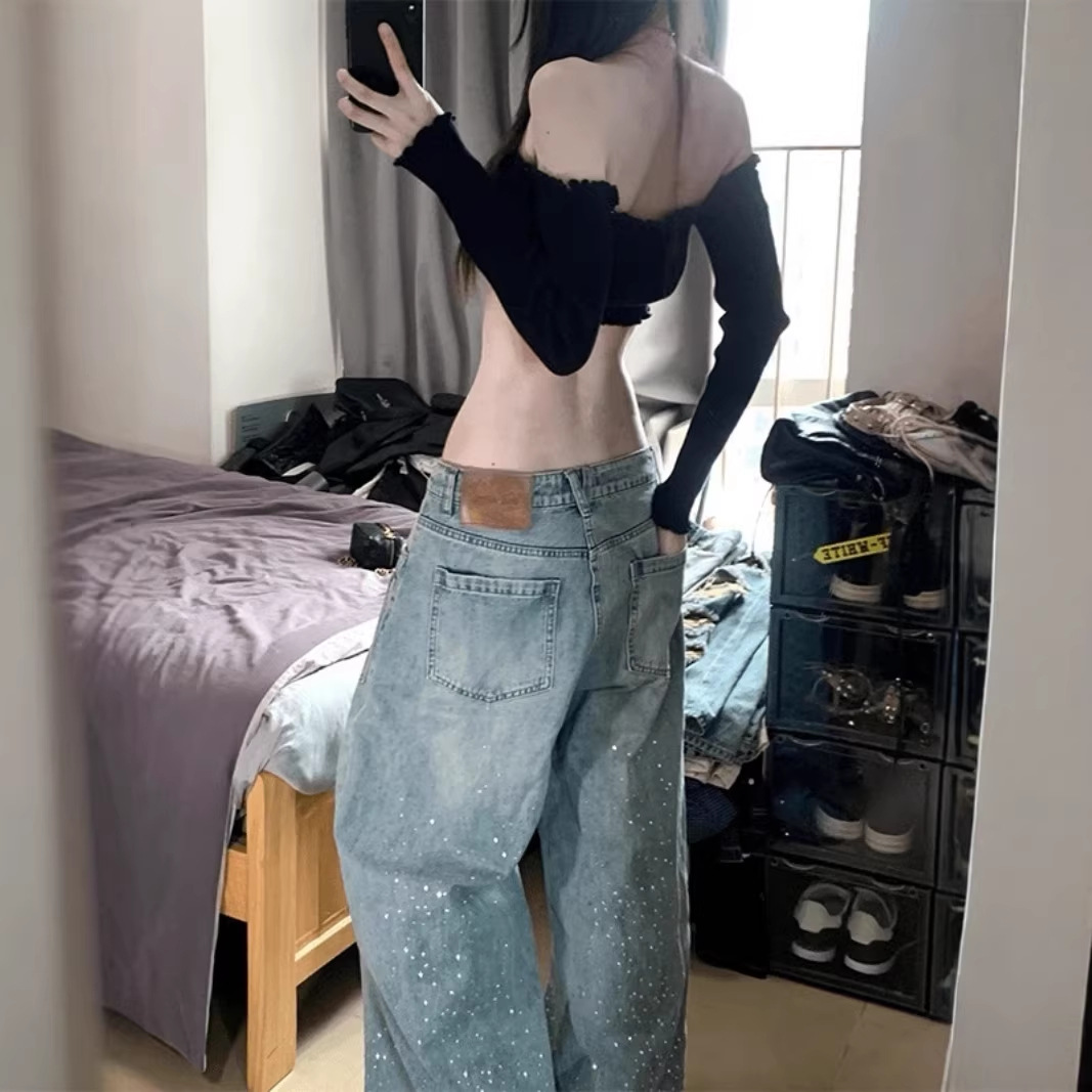 Loose Drooping Mopping Slimming And Straight Wide-leg Pants photo 5