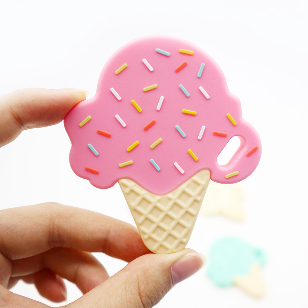 Baby Sandwich Cookie Donut Silicone Teether To Prevent Thumb Sucking photo 3