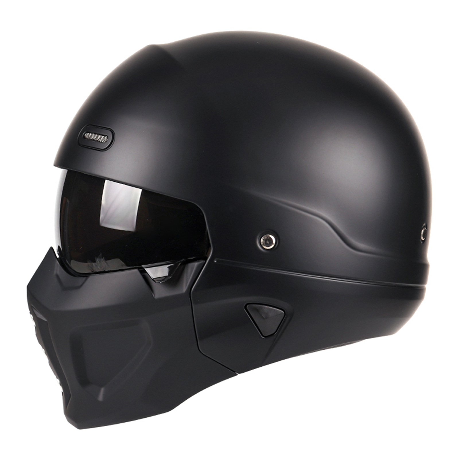 Retro All-Season Motorcycle Helmet photo 5