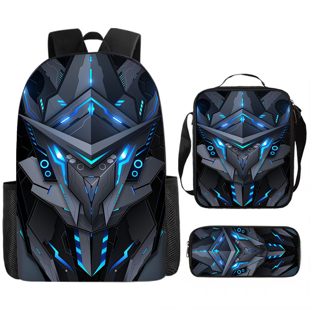 Mechanical-style Backpack With Large-capacity Storage And Dual Shoulder Straps photo 4