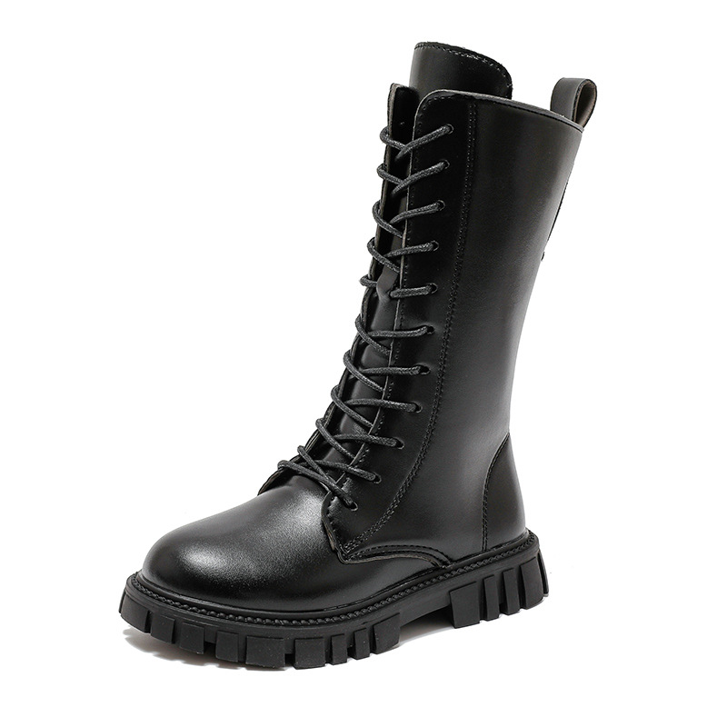British-style Childrens Knee-high Boots For Girls photo 6