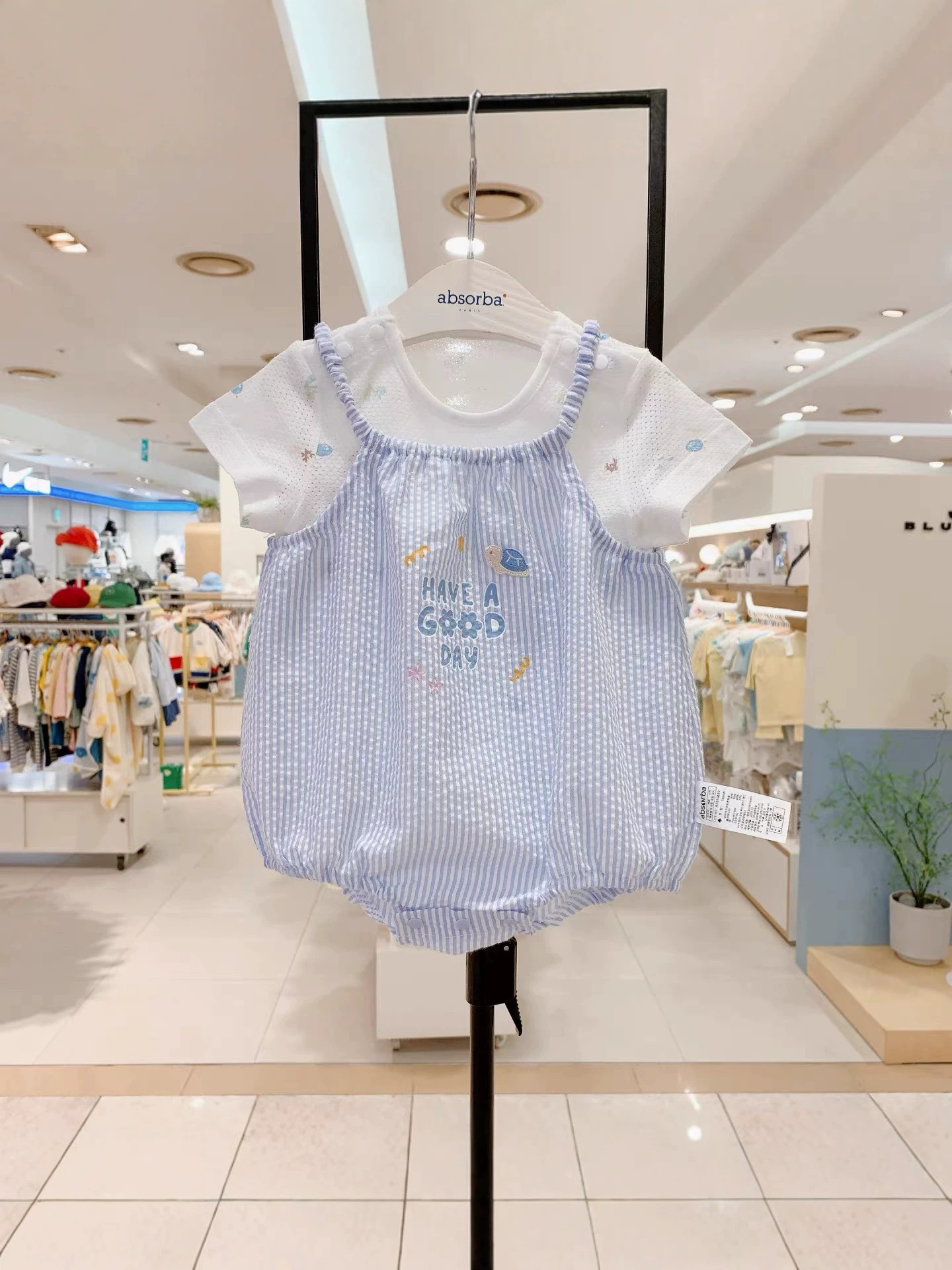 Summer New Arrival Strap Romper Jumpsuit T-shirt Two-piece Set photo 3