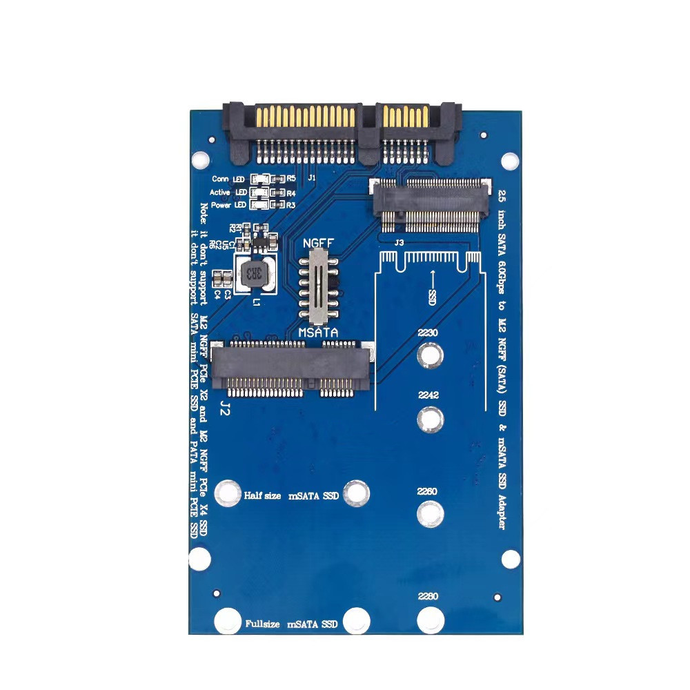 SATA3 To M2 NGFF MSATA SSD Conversion Card Adapter Card Switchboard photo 7