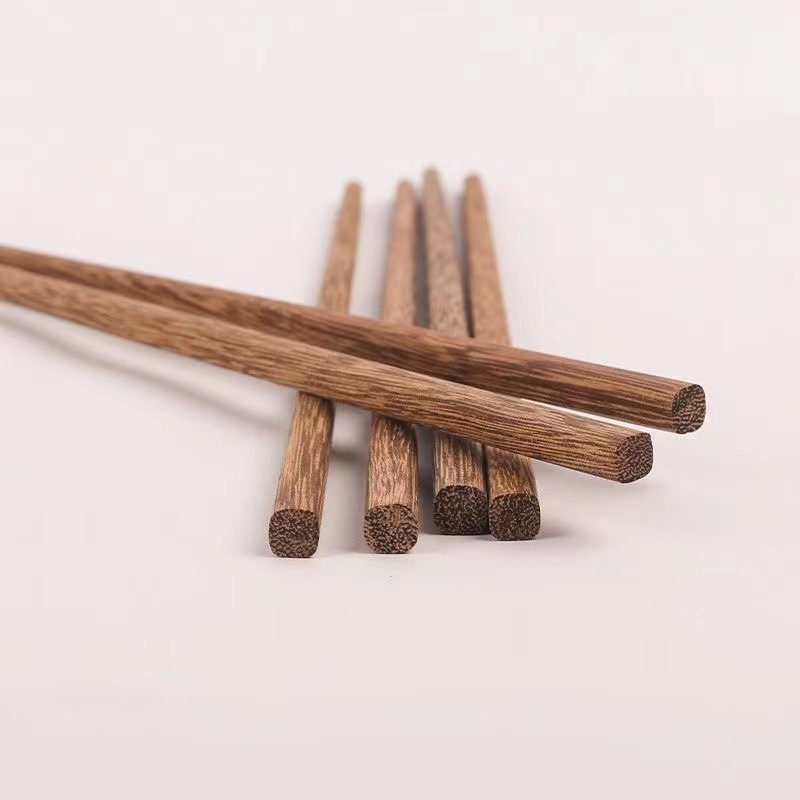 Unpainted Unwaxed Wooden Chopsticks For Home Kitchens photo 5