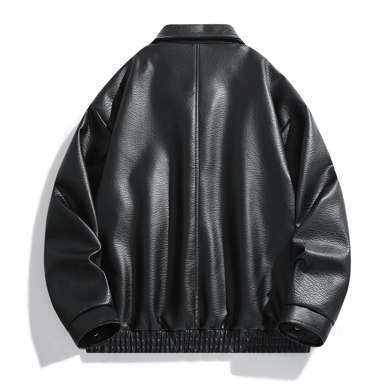American-style Vintage Leather Jacket For Men photo 3