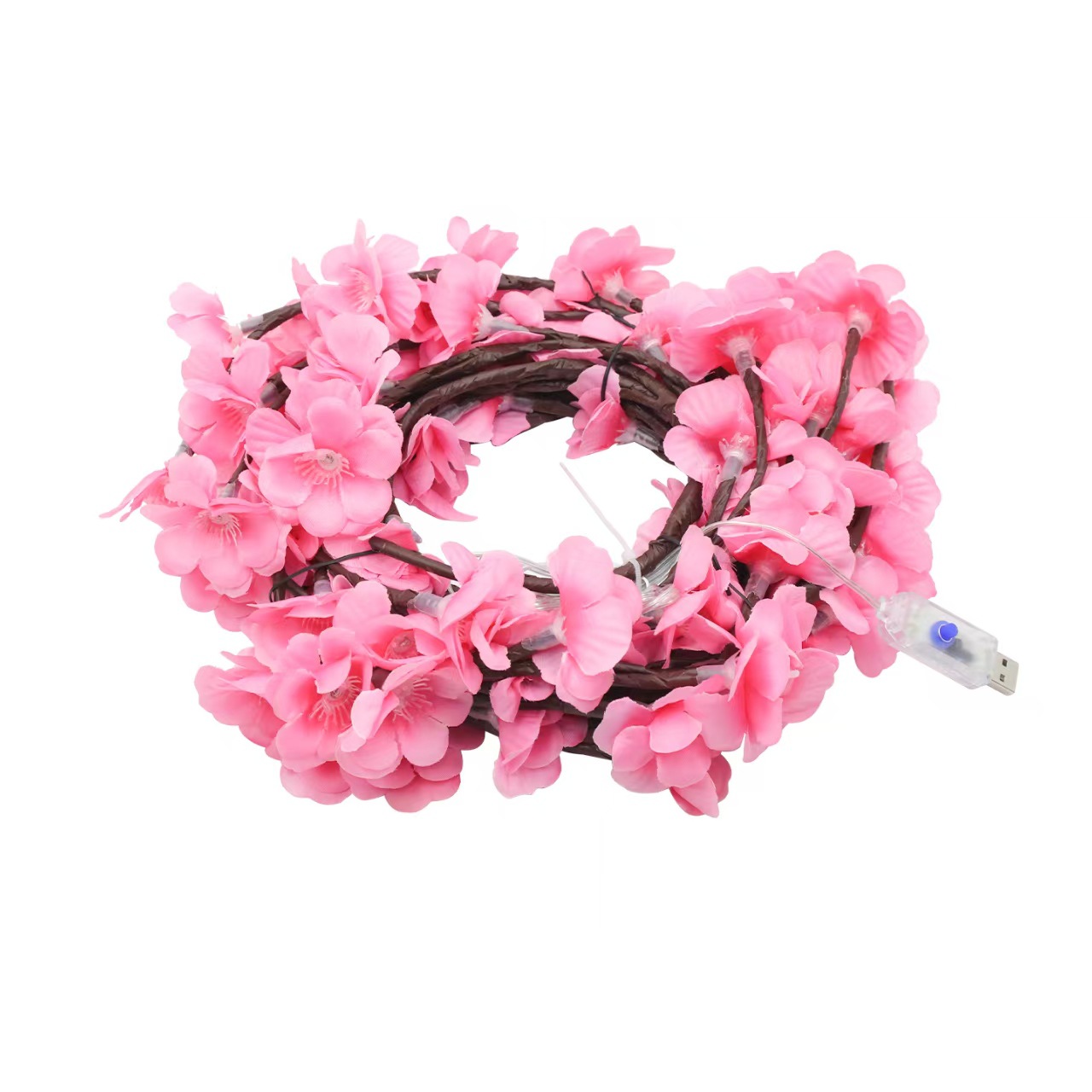 LED Vine Leaf And Flower-shaped Decorative Light String photo 4