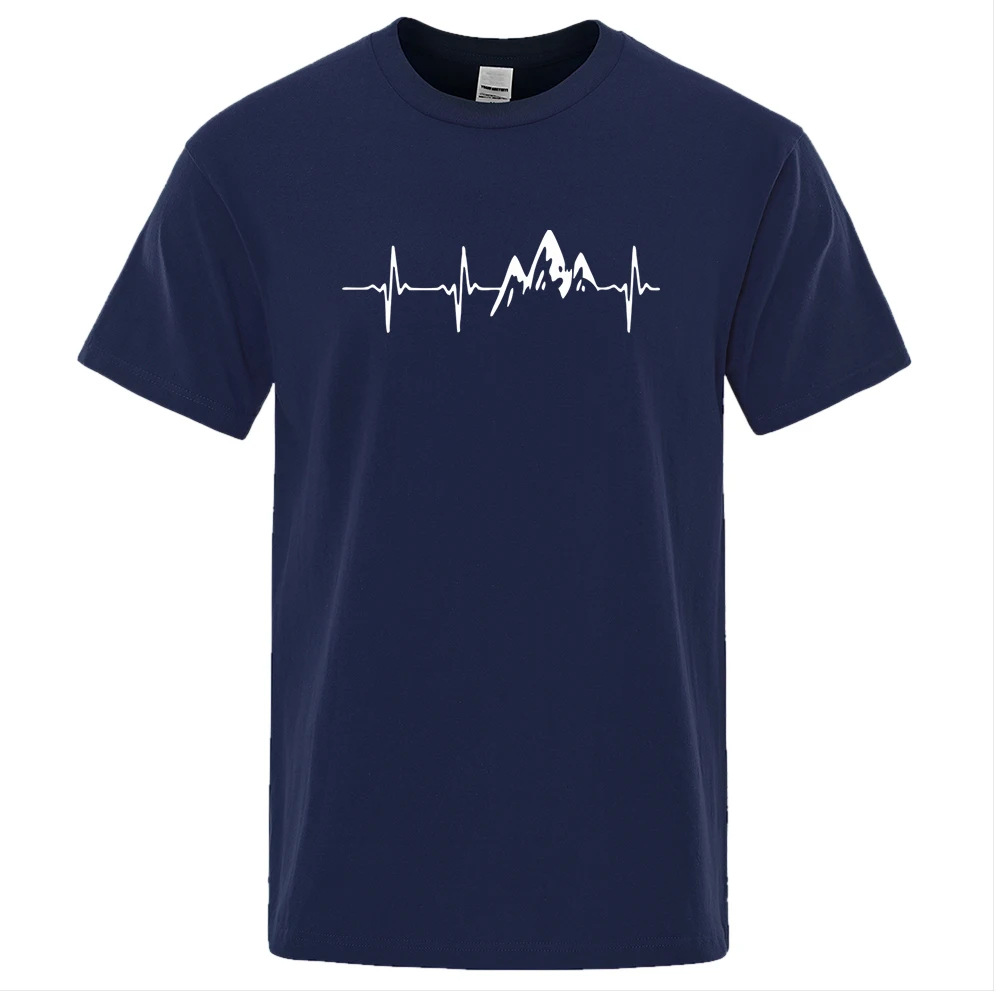 Mountain ECG Summer Mens And Womens Short-sleeve photo 7