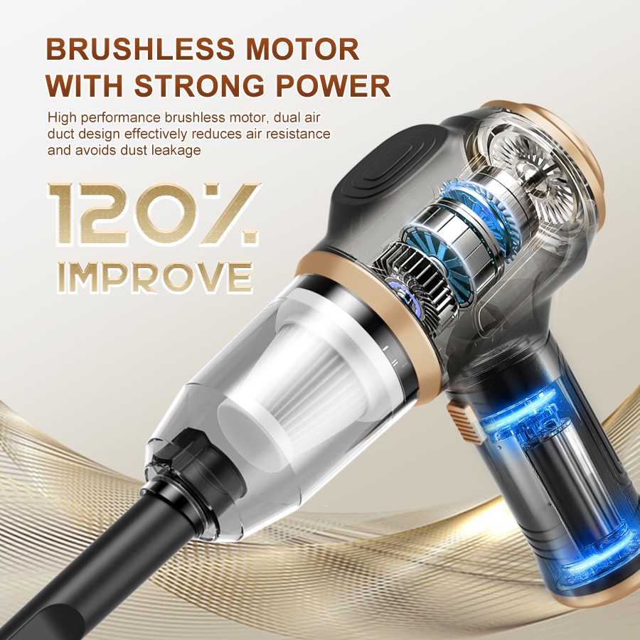 New Cordless Portable All-in-one Car Vacuum Cleaner photo 1