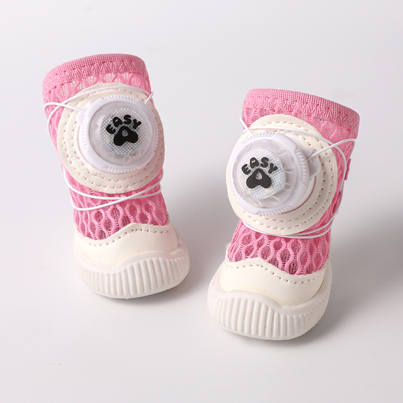 Mesh Non-slip Swivel-clip Soft-soled Breathable Shoes For Small Pets photo 2