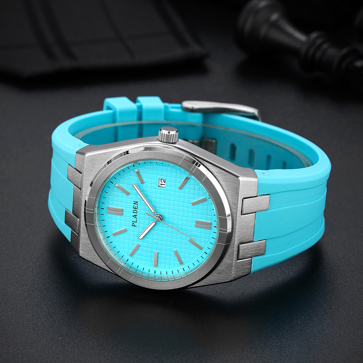 Simple Business Silicone-Strap Quartz Watch photo 6