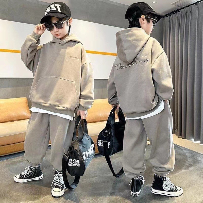 Polyester Children's Loose-fitting Plus Size Pullover photo 5