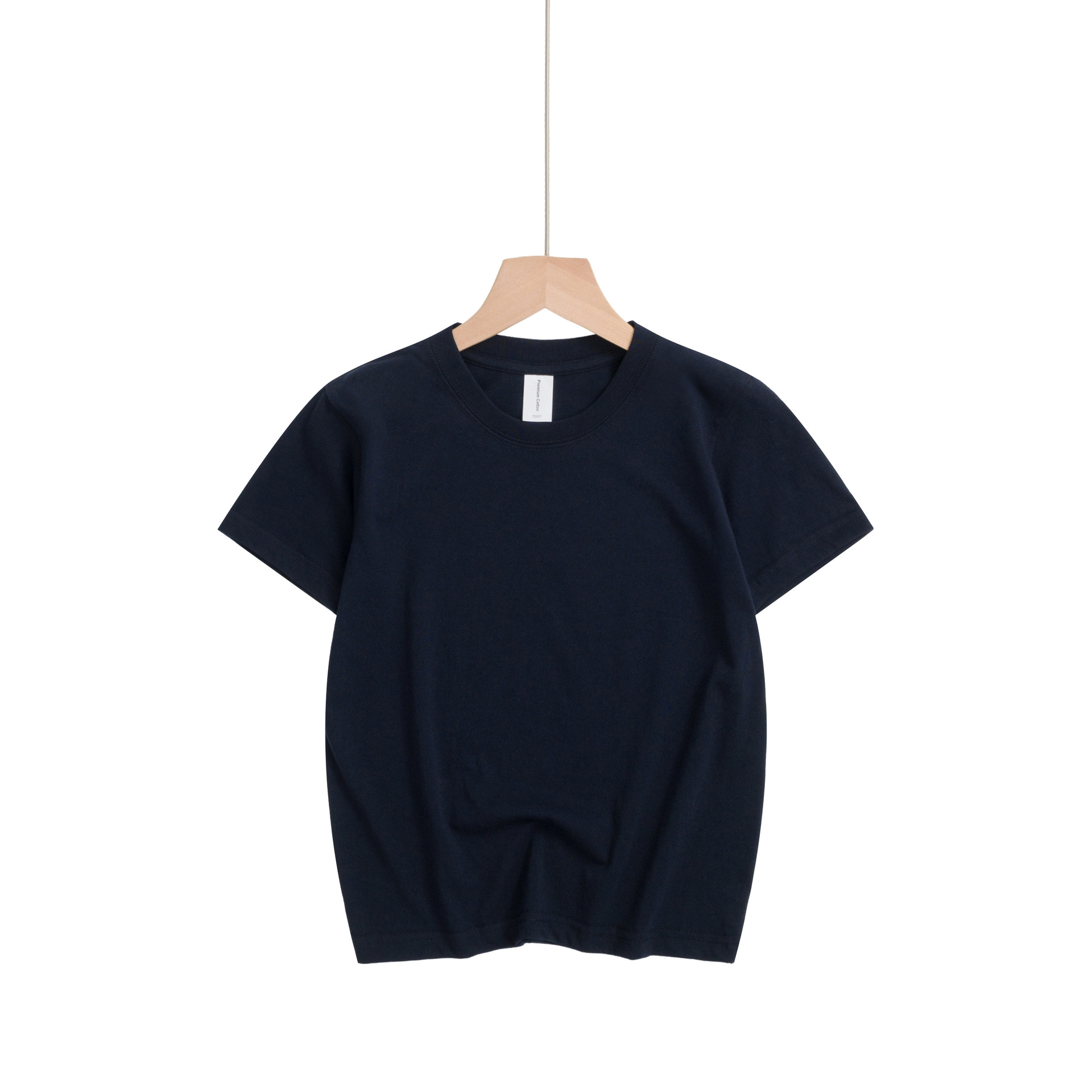 Tube Knit Crew Neck Short-sleeve American Style Vintage, Seamless photo 2