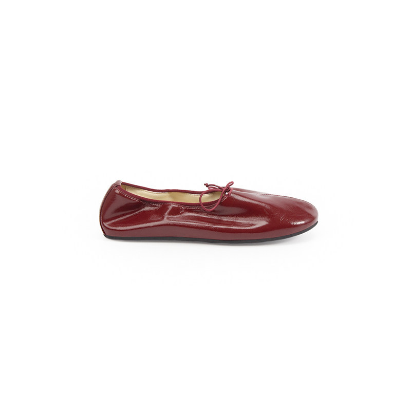 Oil-waxed Leather Comfortable Bow-tie Ballet-style Fashionable Mary Jane Pumps photo 3