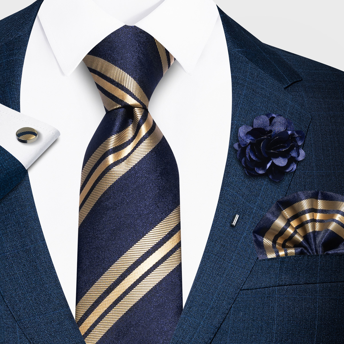 Tencel Jacquard Business Formal Necktie photo 4