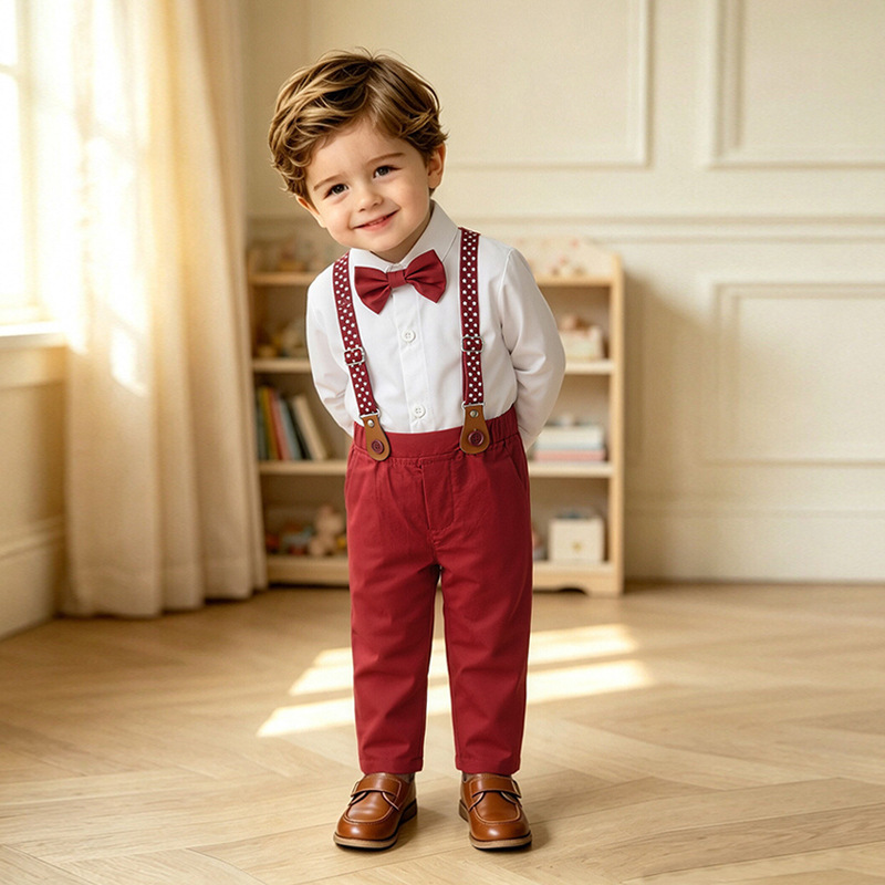 SpringAutumn Long-sleeve Boys' Outfit photo 2