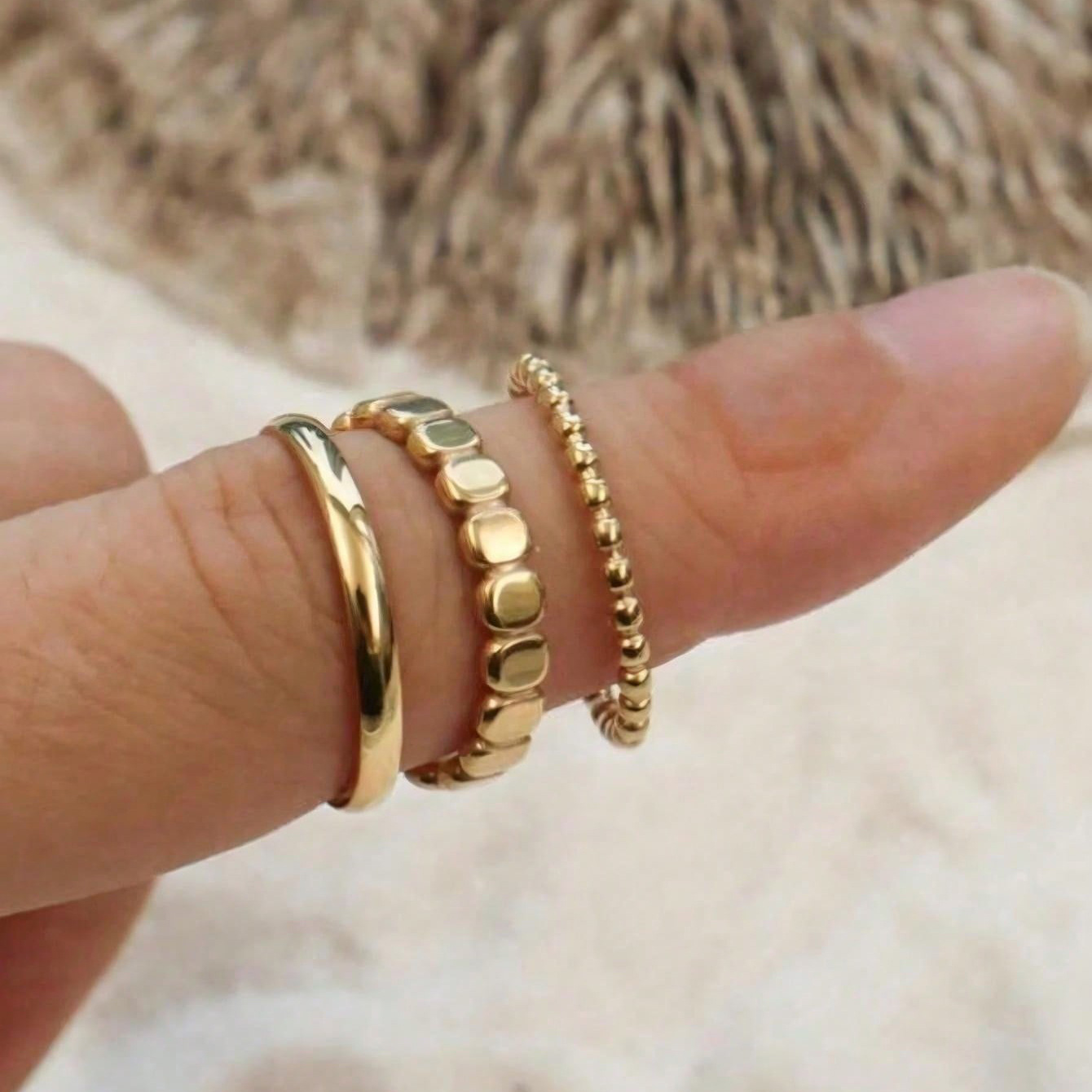 Advanced Geometric High-end Personalized Womens Ring photo 1