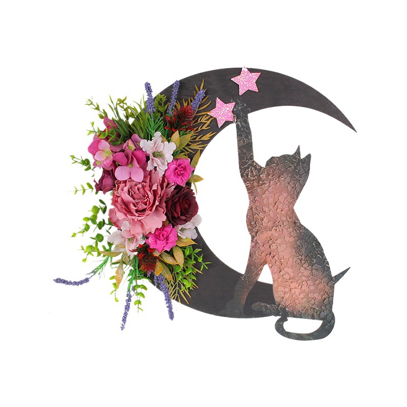 Creative Moon Cat Garland Door Pendant photo 5