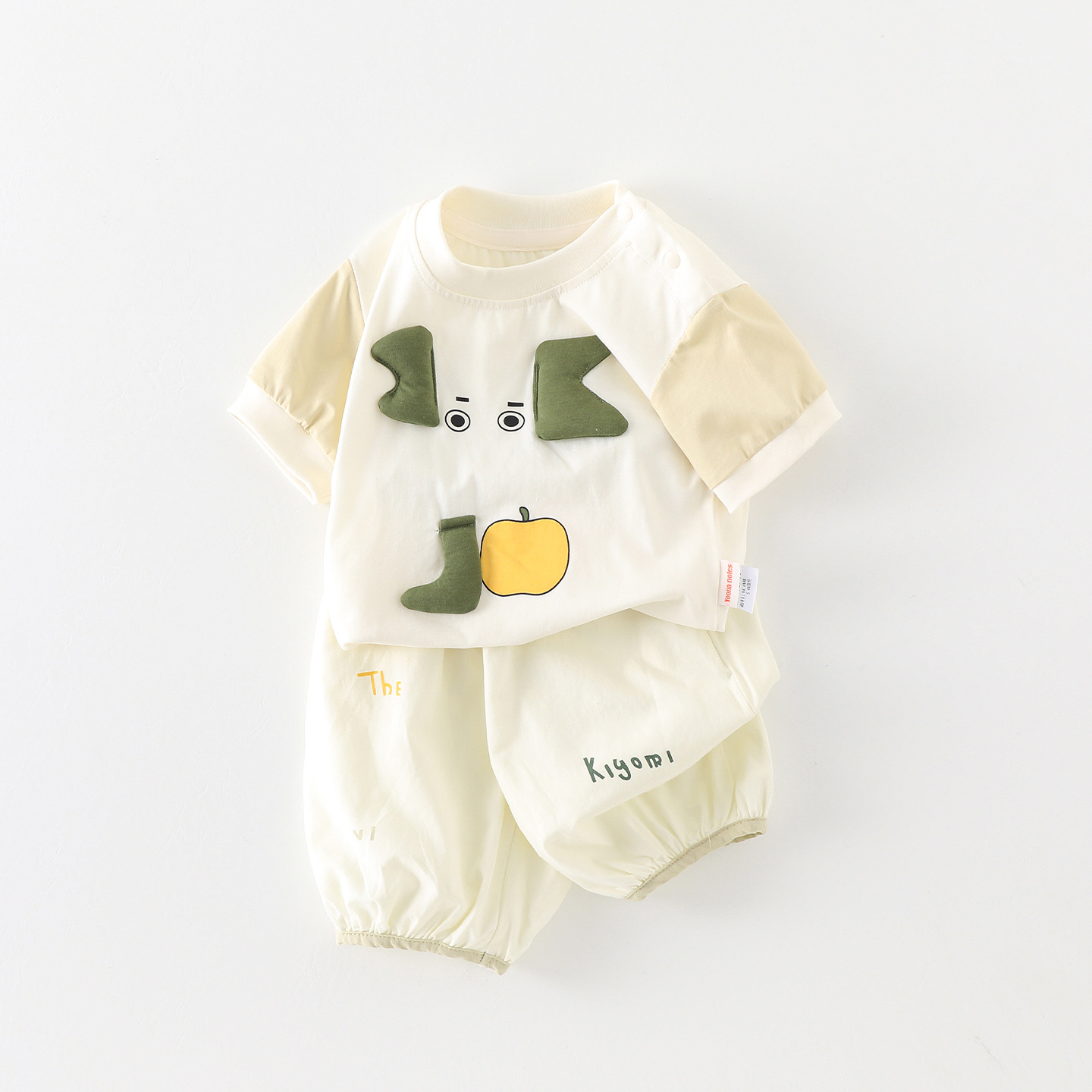 Boys' Summer Outfit Cute 3D Elephant Design, Breathable And Lightweight For Outdoor Wear photo 1