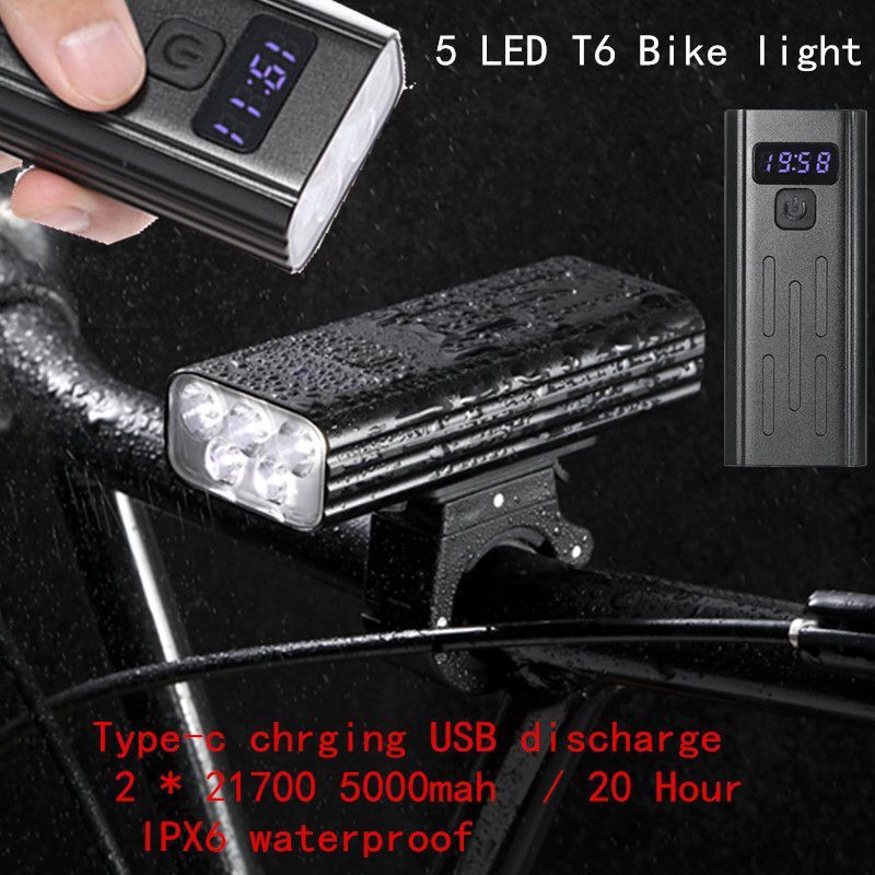 Night Riding Mountain Bike High-intensity Front Headlight photo 5