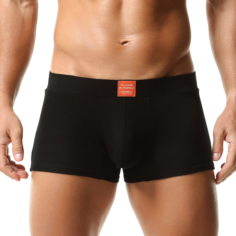 New Style Boxer Briefs Comfortable Mid-to-high Waist Solid Color Minimalist Design photo 2