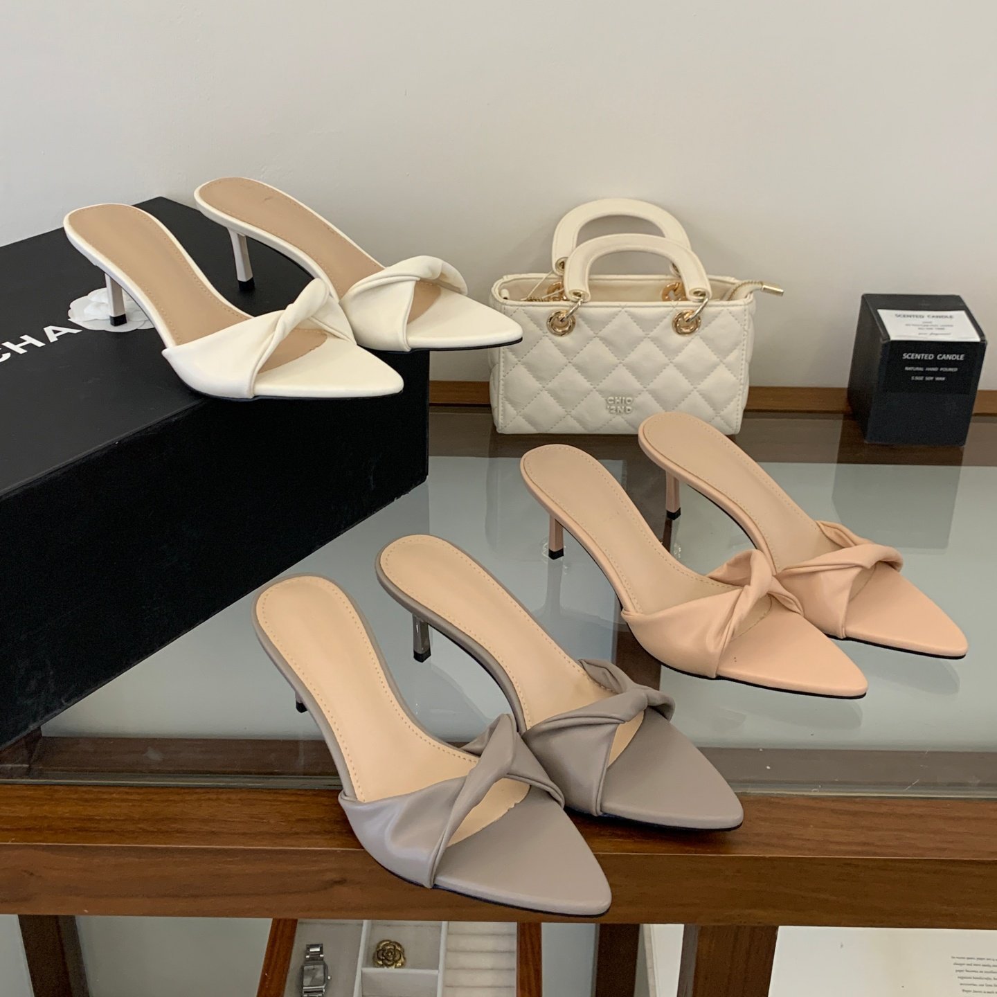 Korean-style Stiletto-heel Pointed Non-slip Sandals photo 8