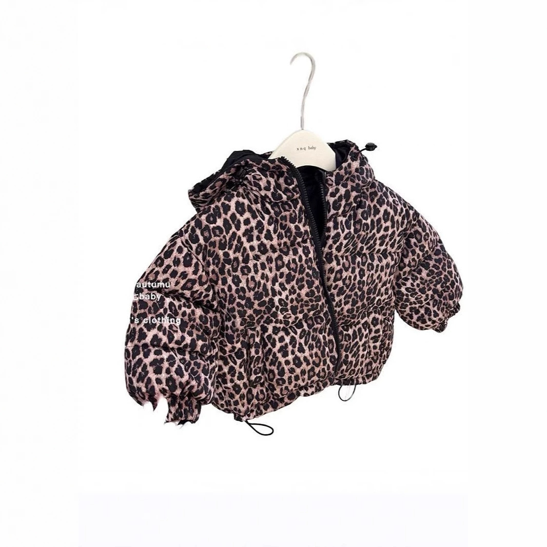 Childrens Reversible Leopard-print Cotton Jacket photo 4