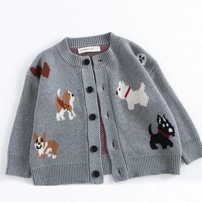 Cute Puppy Sweater For Children photo 2