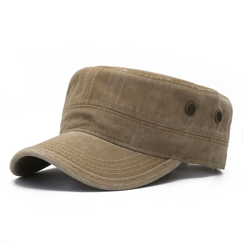 All-match Flat Top Military Cap Men And Women photo 5